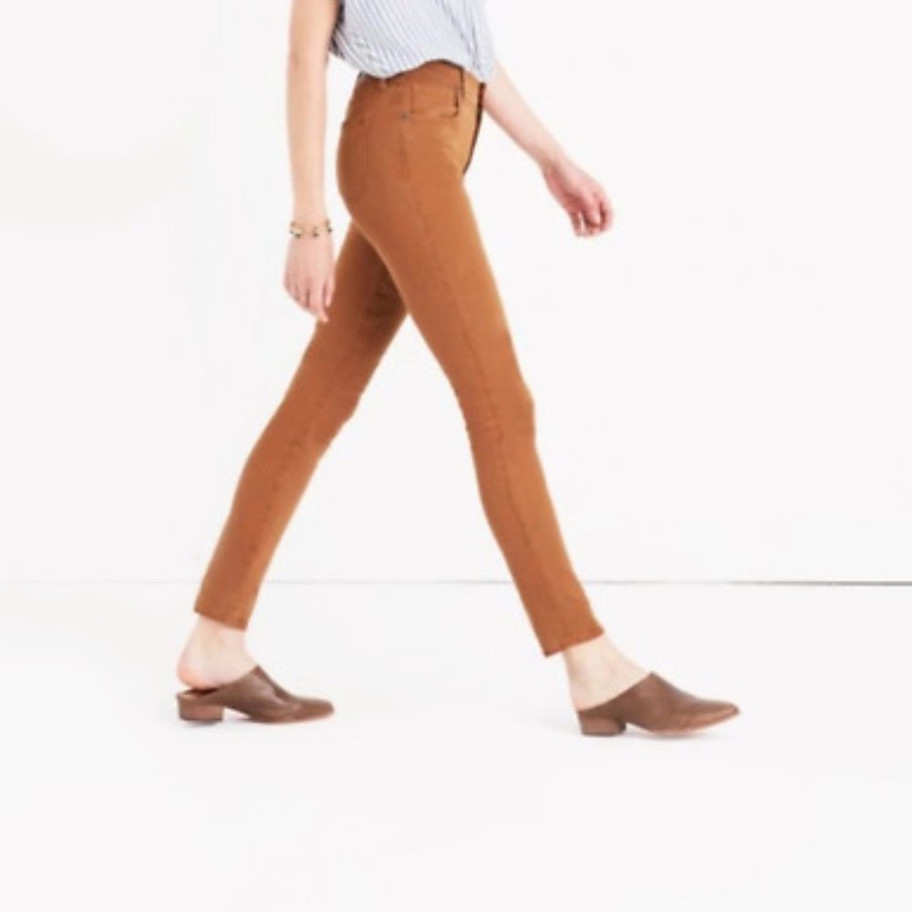 Madewell 9" High Rise Skinny Jeans Garment Dyed 25